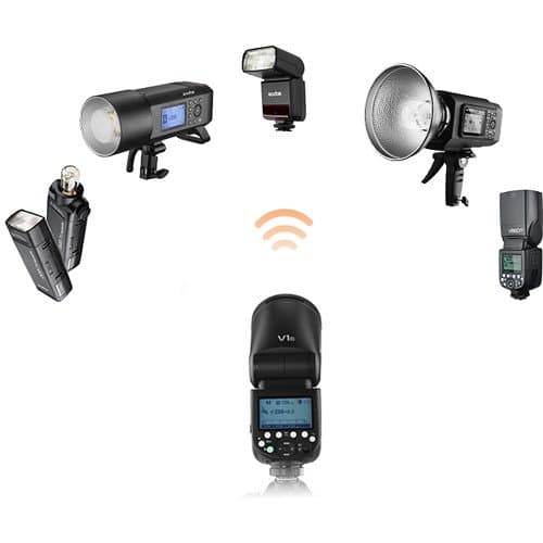 Hệ thống điều khiển không dây trên Flash Godox V1