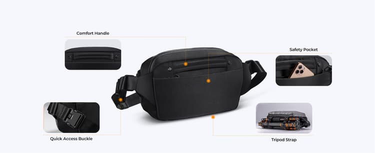 Túi đeo máy ảnh K&F Concept Alpha thiết kế đa ngăn