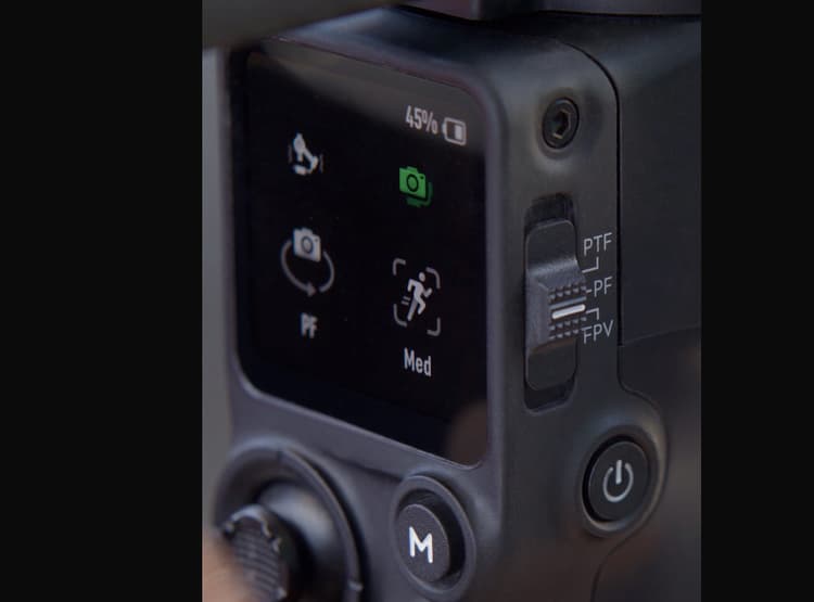 Công tắc chuyển đổi nhanh các chế độ trên gimbal