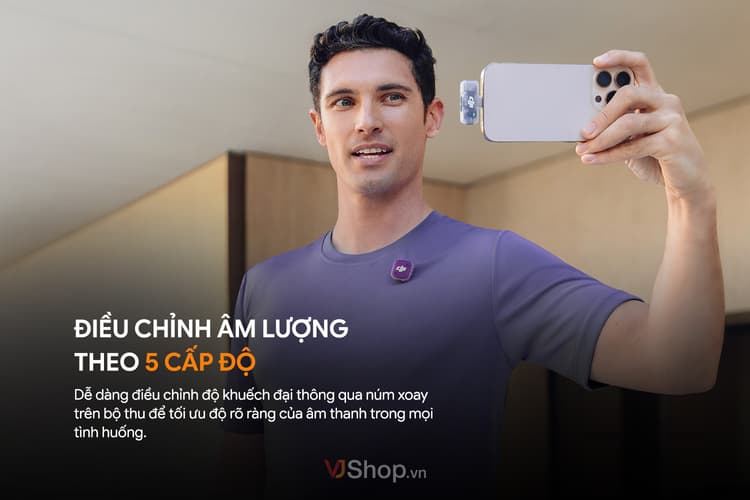 Điều chỉnh gain 5 mức