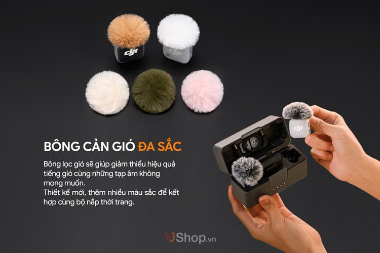 Mút lọc gió của DJI Mic Mini 2 đa màu