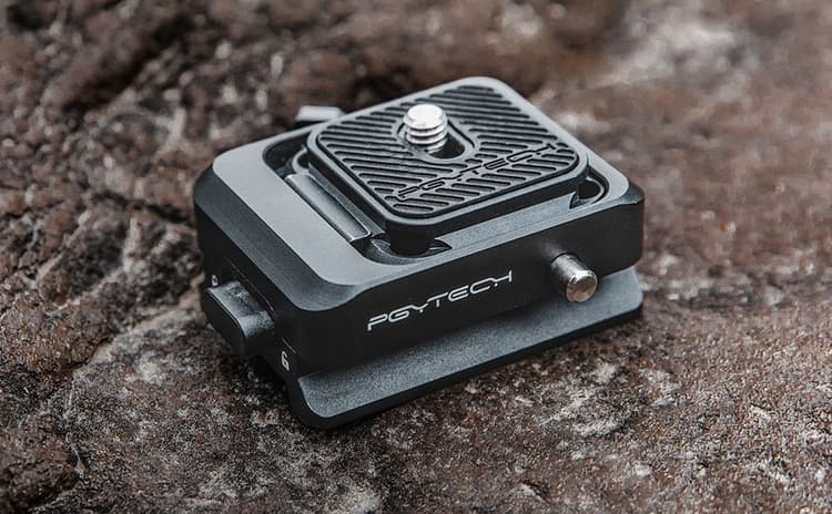 Thiết kế PGYTECH Ronin Stabilizer Quick Release Clamp làm từ hợp kim nhôm