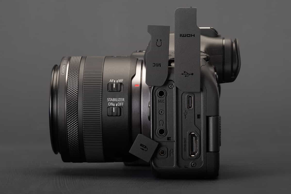 Canon EOS R6 III có cổng HDMI full size