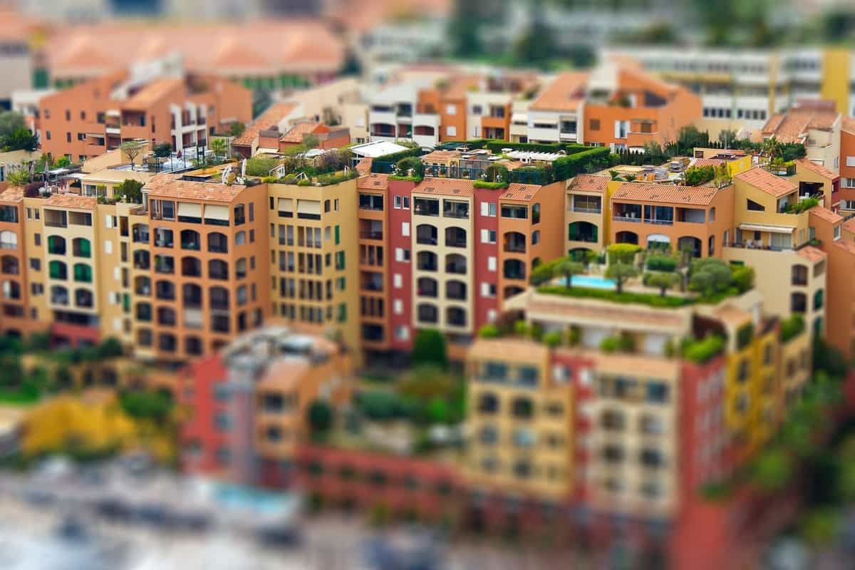 ảnh chụp từ ống kính Tilt-shift