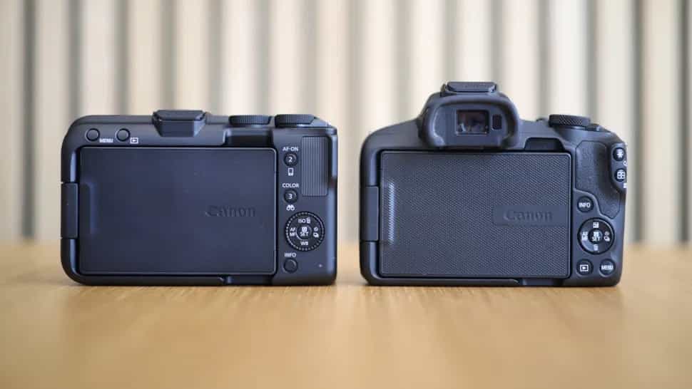 Nút bấm của Canon EOS R50 hợp để chụp ảnh